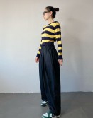 Yellow & Black Cable Knit #250107